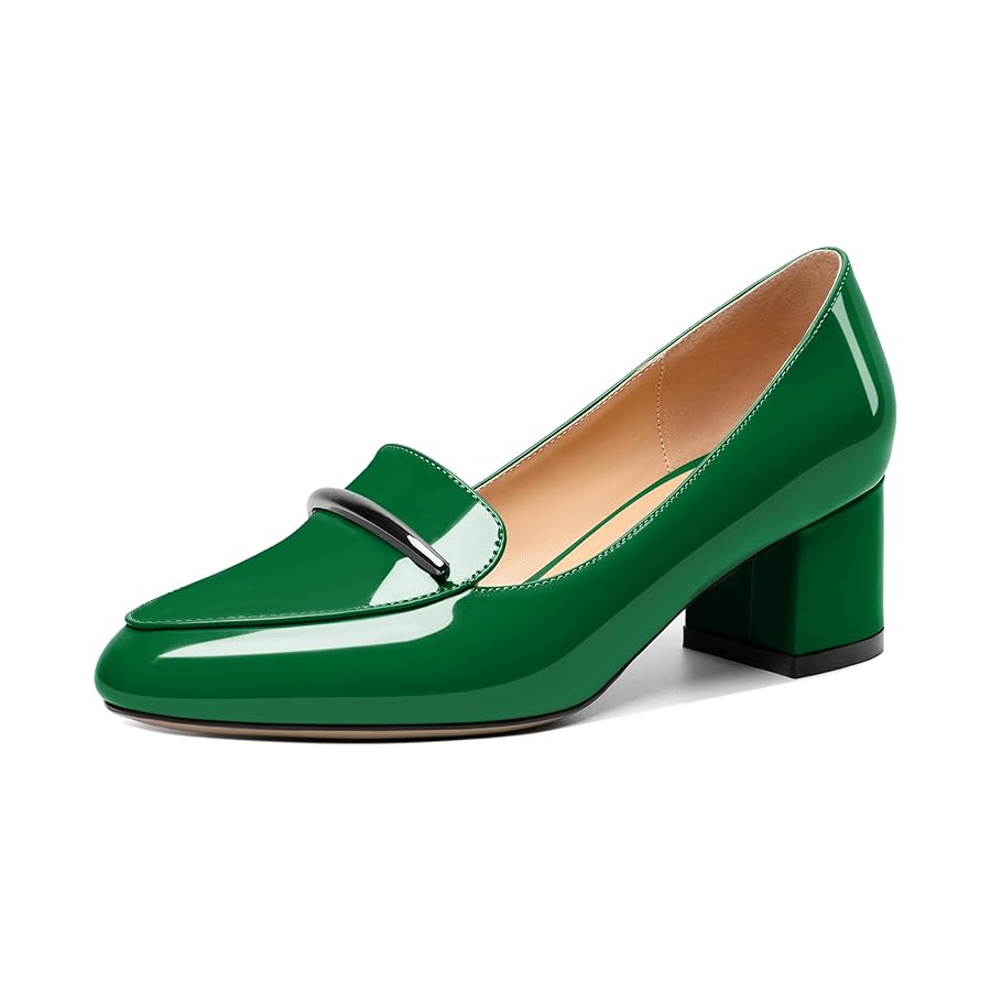 靴 design heel loafer Larose Leather Heeled Loafer in Loafers & Flats | Vince